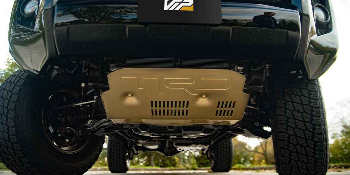 Custom 4Runner Bronze Build Custom painted skid plate
