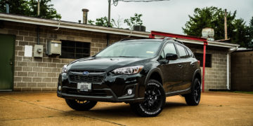 Lifted Crosstrek Sparco Package on a 2018 Subaru Crosstrek 2.0i Premium