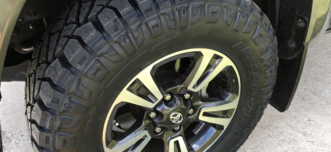 TRD Tacoma with Nitto Ridge Grappler Tires