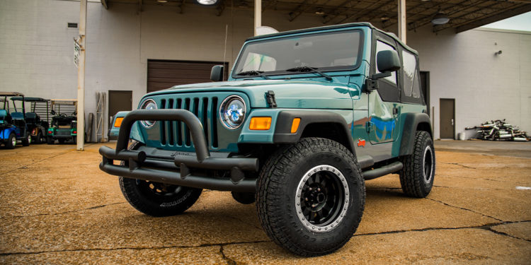 2003 Jeep Wrangler TJ Restoration Build Hero