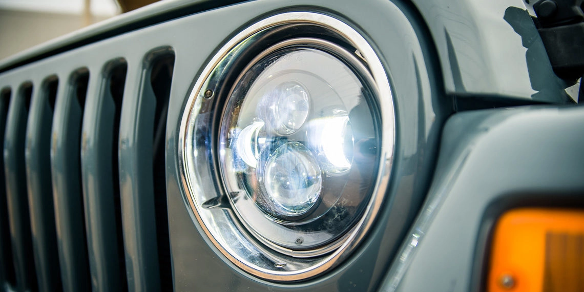 2003 Jeep Wrangler TJ Restoration Build DV8 Headlights