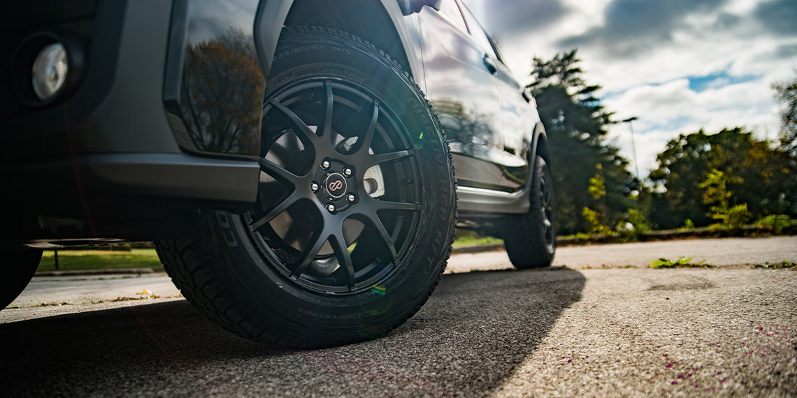 Lifted Enkei Package - 2018 Subaru Crosstrek angled