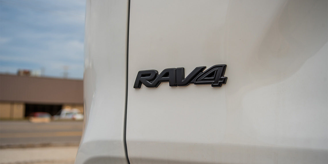 2020 Rav4 Blackout Build Blackout Build rear rav4 emblem