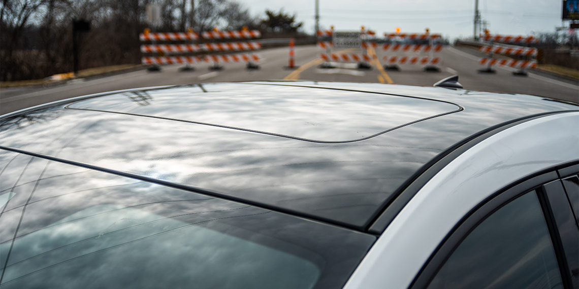 2020 Mazda CX3 Hatchback Blackout Build Roof Wrap 2