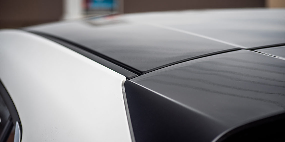 2020 Mazda CX3 Hatchback Blackout Build Roof Wrap 5