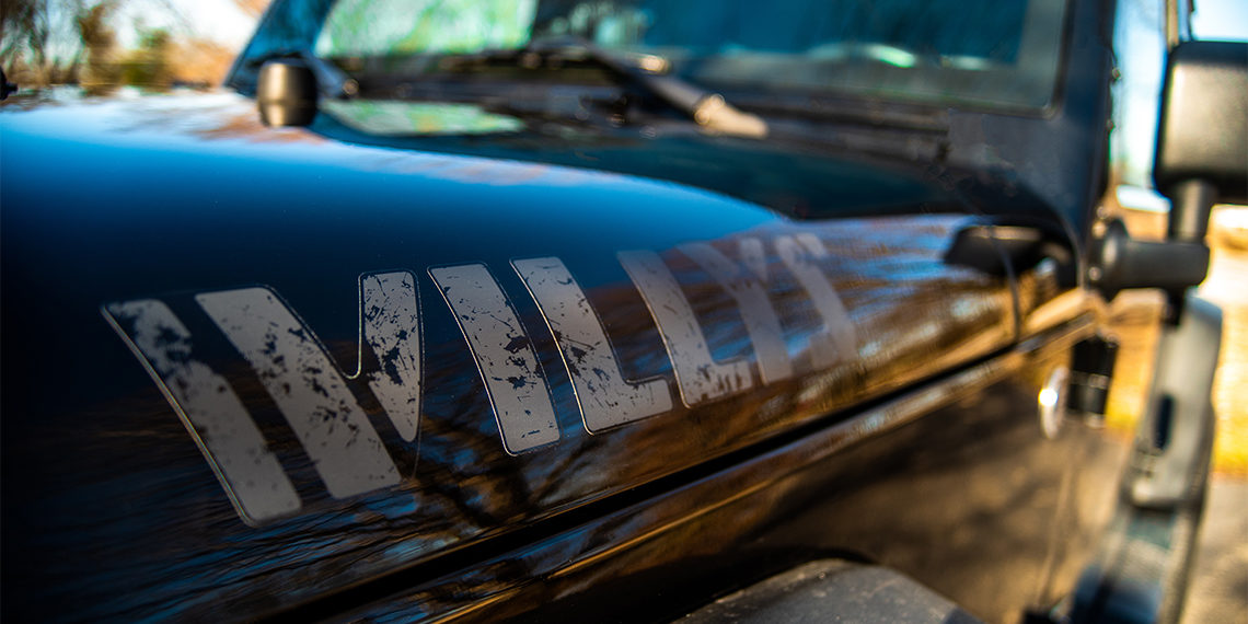 2015 Jeep Wrangler JK Blackout Build Willys Decal