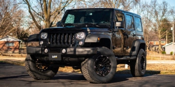 2015 Jeep Wrangler JK Blackout Build Hero