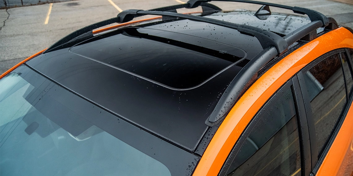 2020 Subaru Crosstrek Blackout Build Roof Wrap