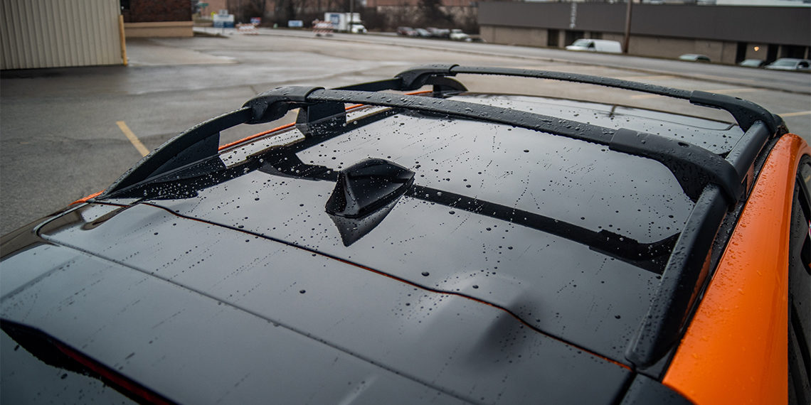 2020 Subaru Crosstrek Blackout Build Roof Wrap