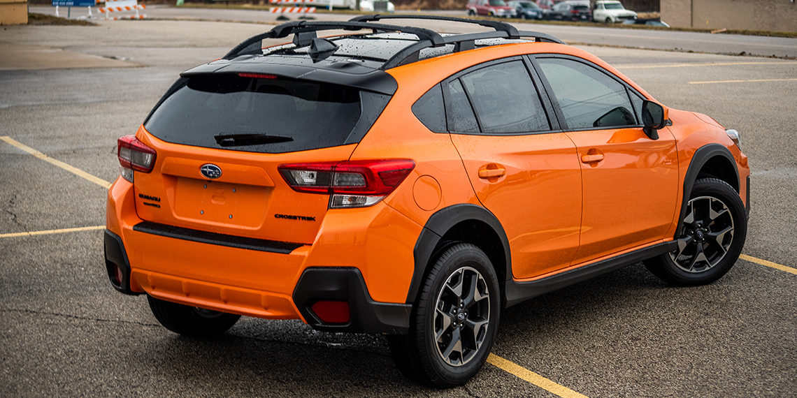 2020 Subaru Crosstrek Blackout Build Rear Hero
