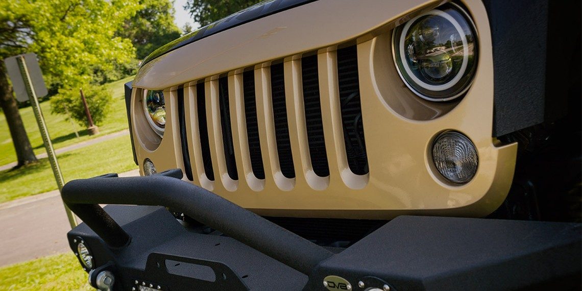 2014 DV8 Jeep truck Conversion Painted Grille