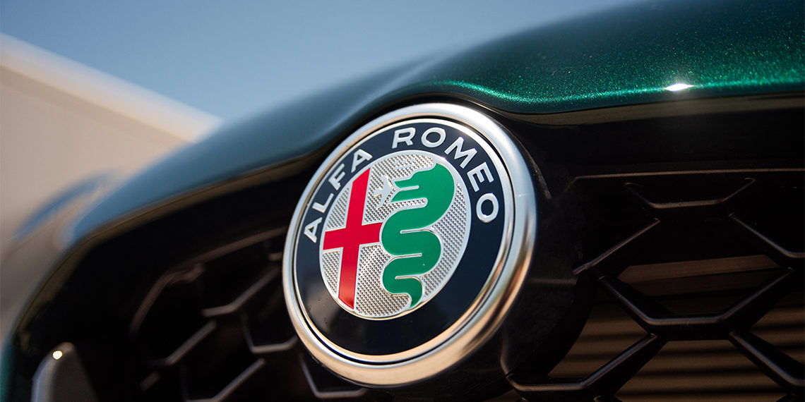 2020 Alfa Romeo Giulia Sport Custom Hood Wrap Front Badge