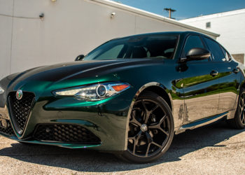 2020 Alfa Romeo Giulia Sport Custom Hood Wrap Hero