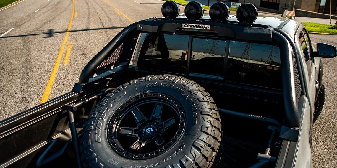 2020 Toyota Tacoma TRD Offroad Build Rear Mounted Spare Tire