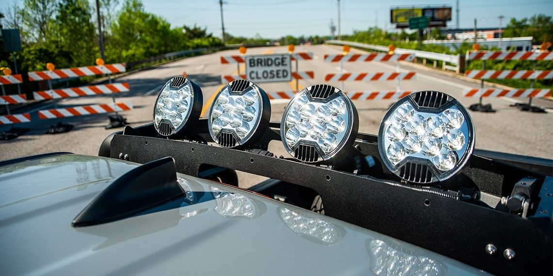 2020 Toyota Tacoma TRD Offroad Build go Rhino Rear Lighting Upright