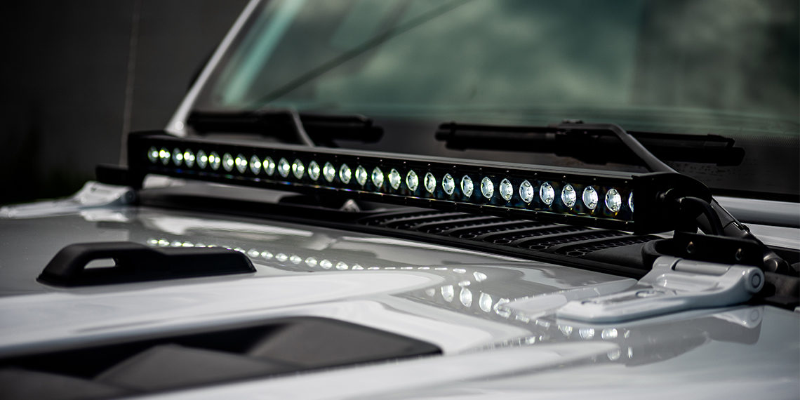 2020 Jeep Gladiator Rubicon Offroad Build with Fuel Offroad Super Bright LEDs Light Bar