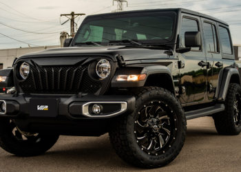 2020 Jeep Wrangler Sahara with Fuel Blade Wheels Hero