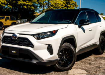 2020 RAV4 LE Blackout Build Hero