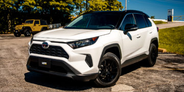 2020 RAV4 LE Blackout Build Hero