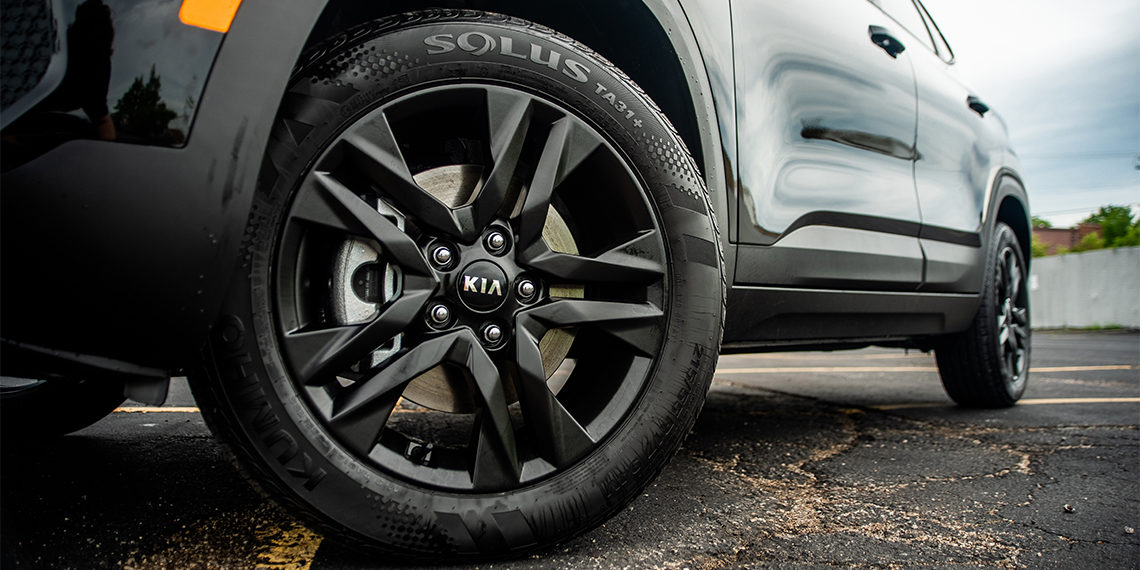 2020 Kia Seltos Blackout Build Powder Coat Wheels