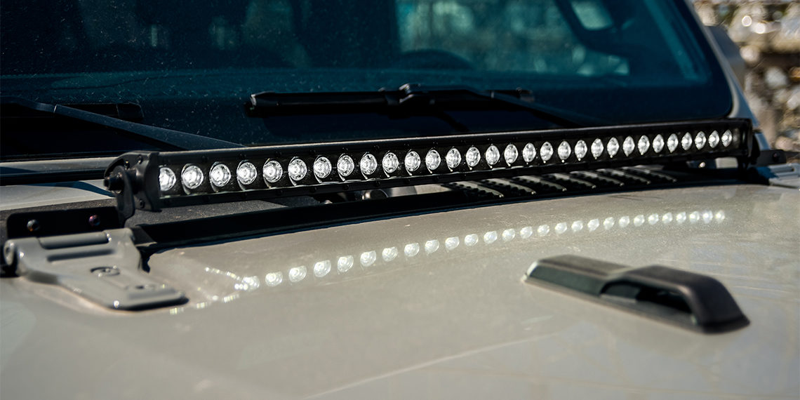 2020 Jeep Wrangler Sahara Offroad Hero with LED Light Bar