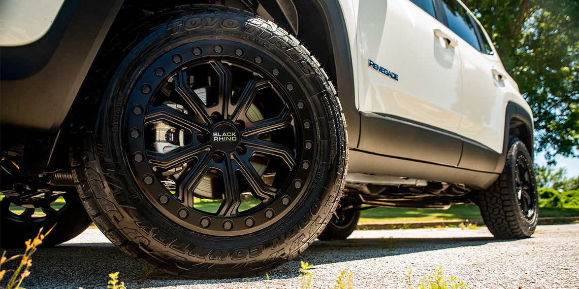 2020 Jeep Renegade Sport Blackout Build Black Rhino Wheels