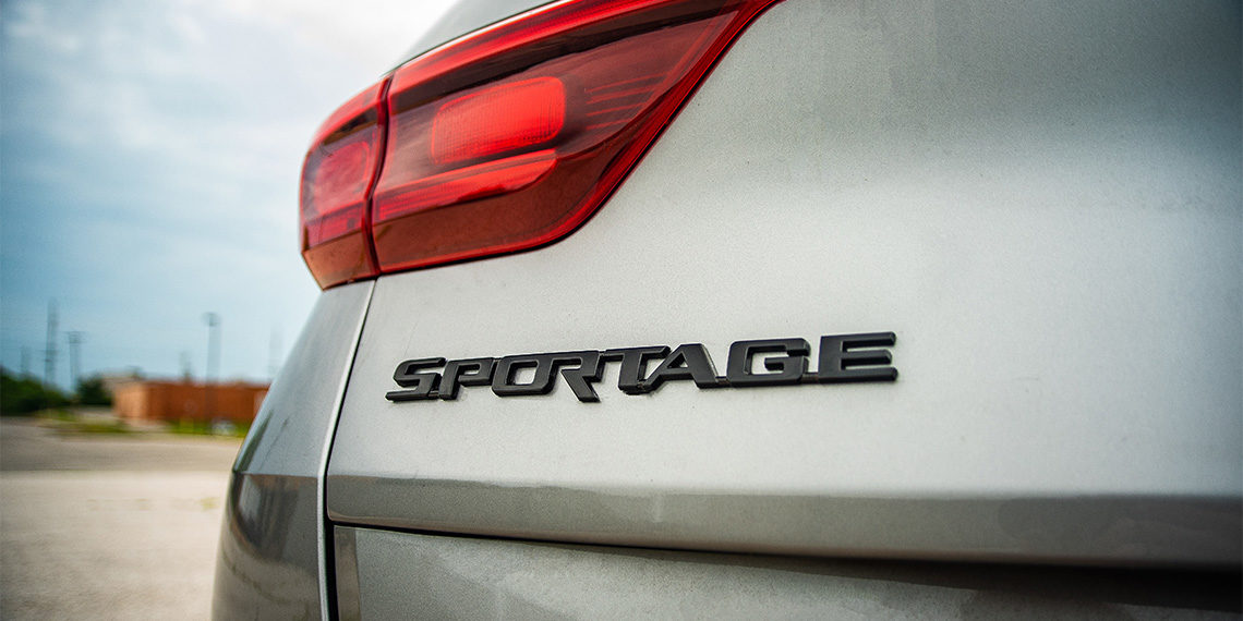 2020 Kia Sportage LX Blackout Build Blackout Badging 3