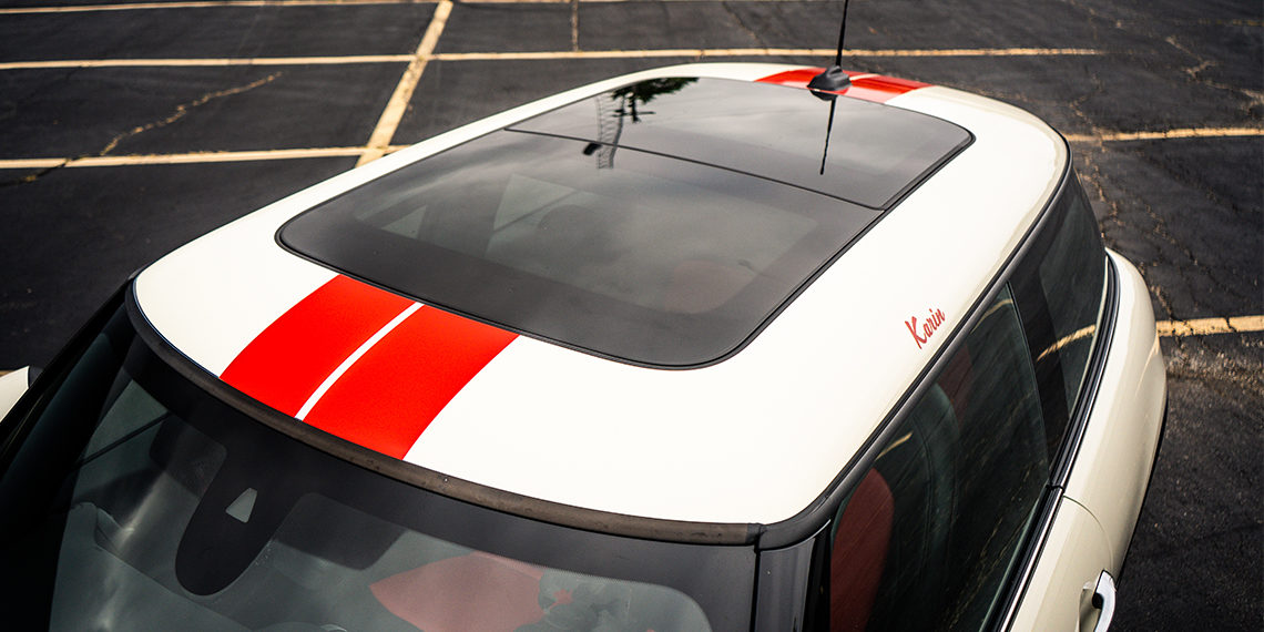 2021 Mini Cooper Iconic Indy Racing Stripes Build HRoof