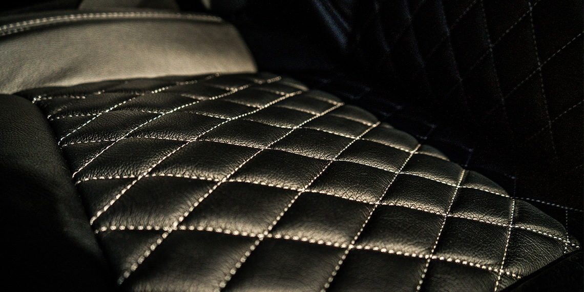 2020 Ram 1500 Big Horn Blackout Build Katzkin Interior Close Up