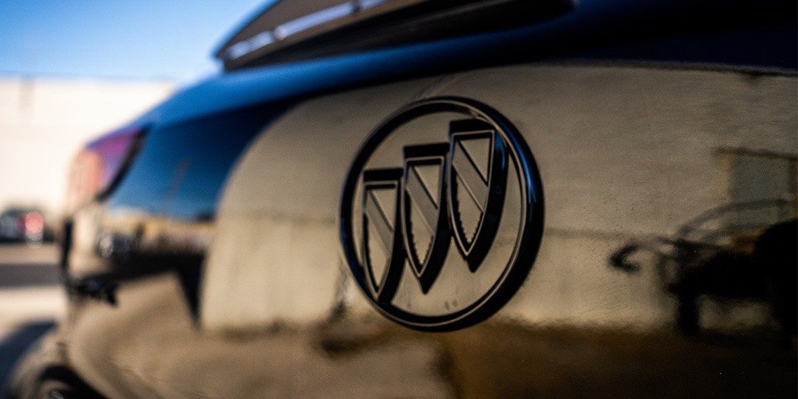 2020 Buick Encore GX Blackout Build Rear Bmblem