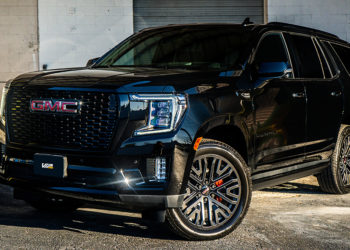 2021 GMC Yukon Denali Blackout Build Hero