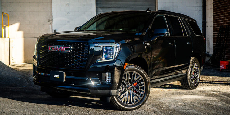2021 GMC Yukon Denali Blackout Build Hero