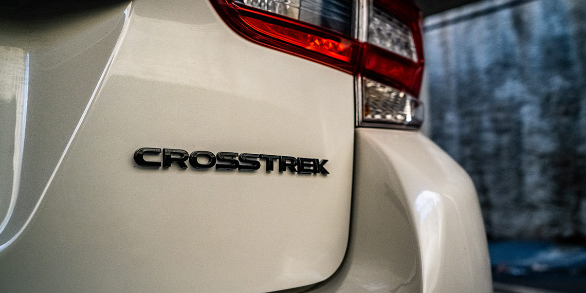 2021 Subaru Crosstrek Overland Build Rear Blackout Badges 2