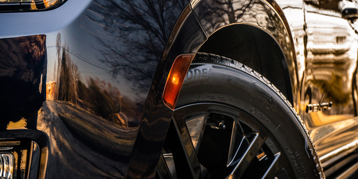 2021 GMC Yukon Denali Blackout Build Smoked Fender Light
