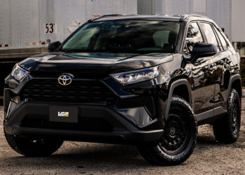 2021 RAV4 LE Blackout Build Hero