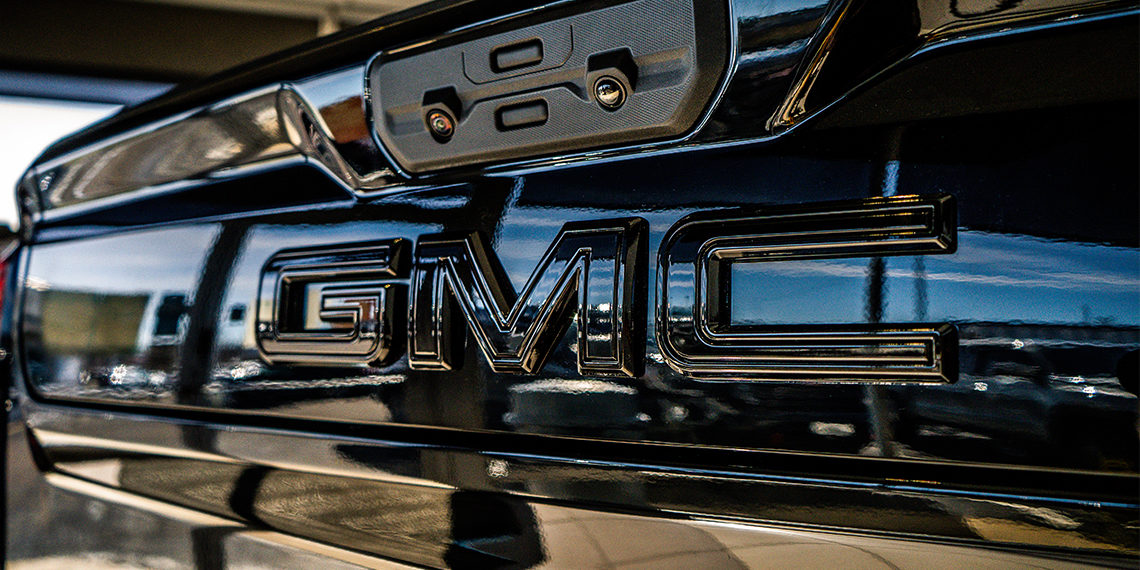 2021 GMC Sierra 2500HD Blackout Build Painted Nameplates