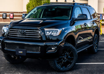 2021 Toyota Sequoia Nightshade Edition with 3 Inch Lift Kit Hero