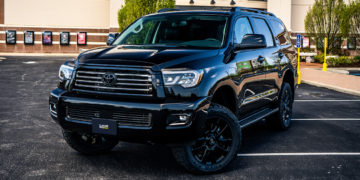 2021 Toyota Sequoia Nightshade Edition with 3 Inch Lift Kit Hero