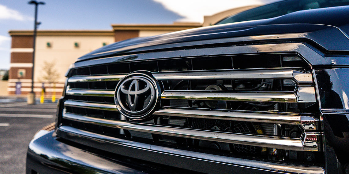 2021 Toyota Sequoia Nightshade Edition Front Emblem