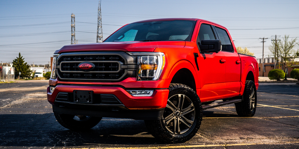 2022 Rapid Red Ford F150