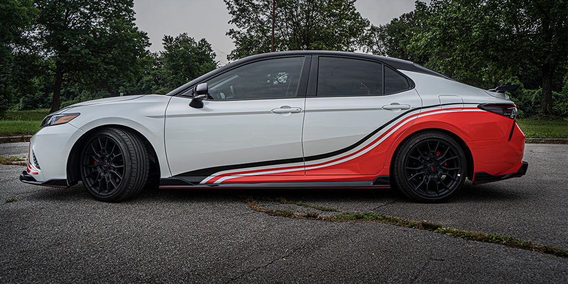 2021 Toyota Camry TRD – Custom Racing Stripes – VIP Auto Accessories Blog