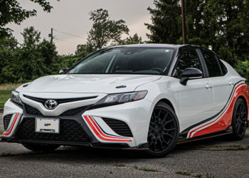 2021 Toyota Camry TRD Custom Racing Stripes Hero