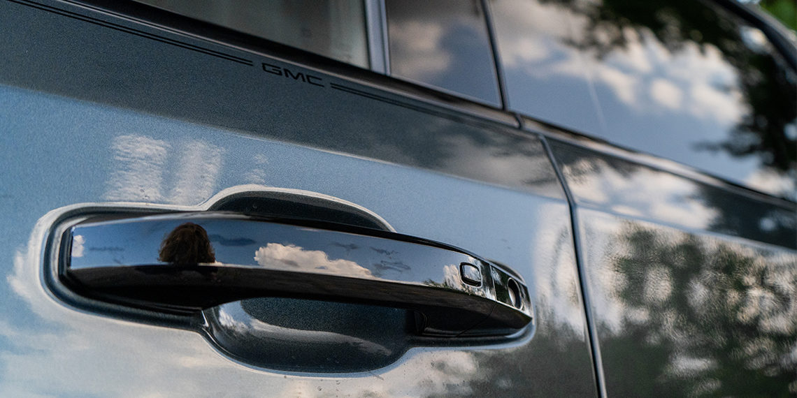 2021 GMC Sierra Denali Black and Yellow Build Custom Painted Door Handles