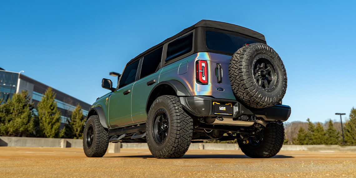 2021 Ford Bronco Sasquatch Psychedelic Color Change Wrap