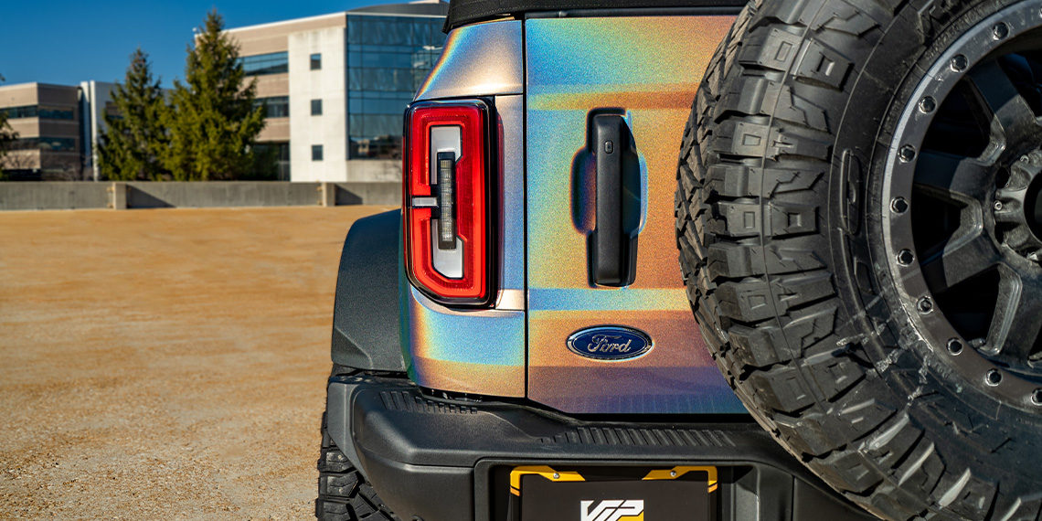 2021 Ford Bronco Sasquatch Psychedelic Color Change Wrap