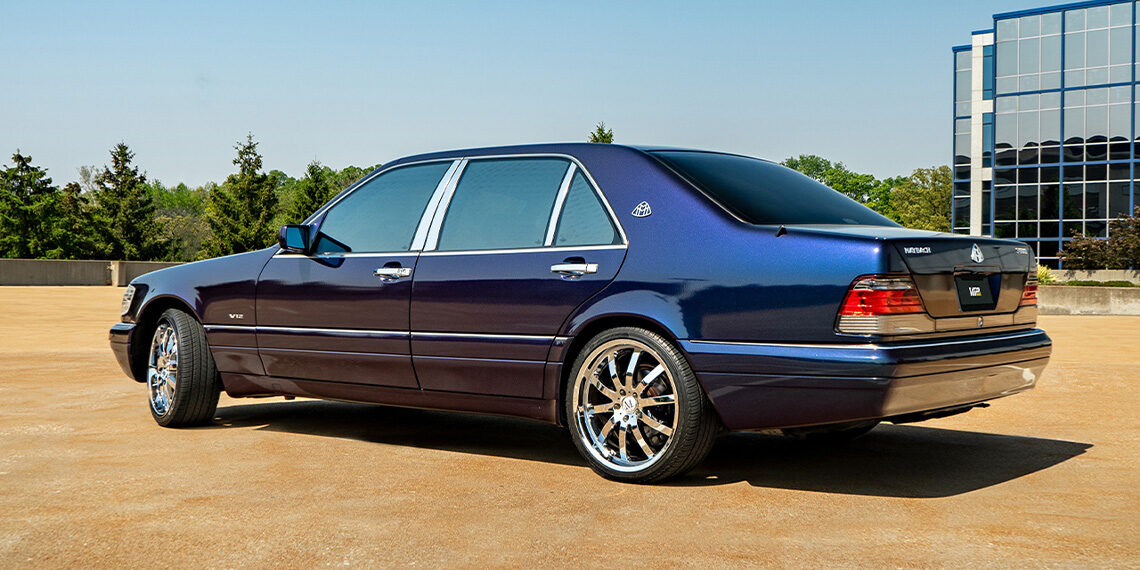 1996 Mercedes Maybach s600 Deep Space Color Flip Wrap