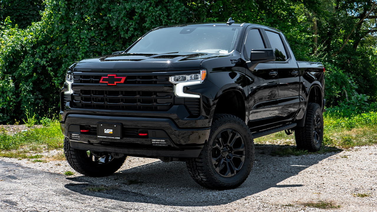 2022 Chevy Silverado – Awesome Blackout Off-Road Build With Red Accents ...