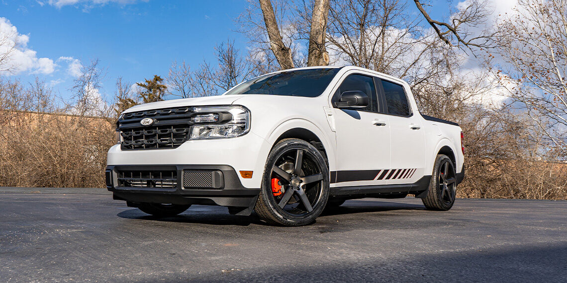 2022 Ford Maverick Makes A Sweet Lowered Pickup! – VIP Auto Accessories Blog