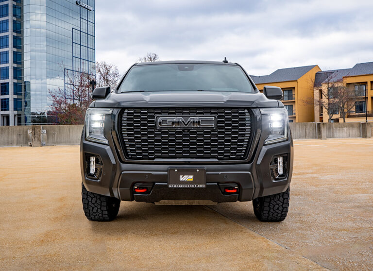 thumbnail image 2 of AT4 Badge Emblem - Glossy Black & Red 3D Emblems For 2021-2023 GMC Yukon, Sierra, Canyon Tailgate 2 of 12