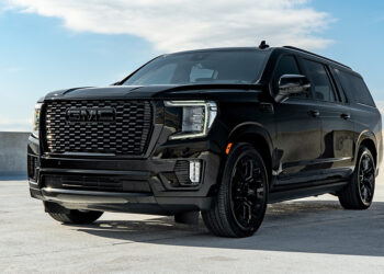 De-badged blackout 2023 GMC Yukon Denali